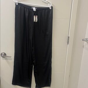 Sincerely Jules NWT: Shimmer Black Wide-Leg Pants